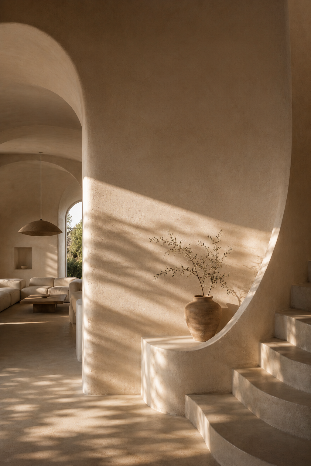 Volumes sculptés, courbes et ombre